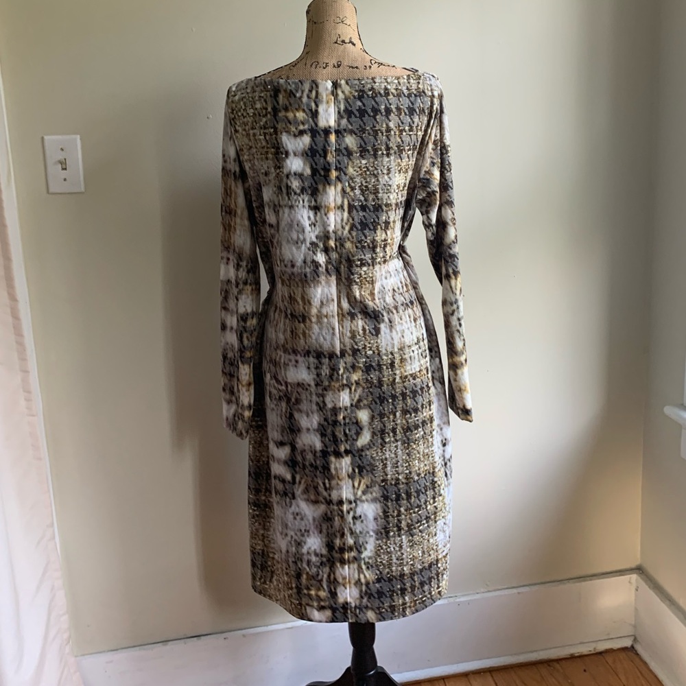 Worth dress side knot long sleeve size 16 - Picture 3 of 9